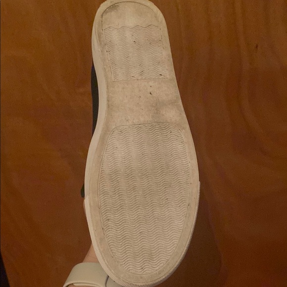 Steve Madden Black Zip up Textured Canvas Wedge Sneakers - Picture 5 of 7